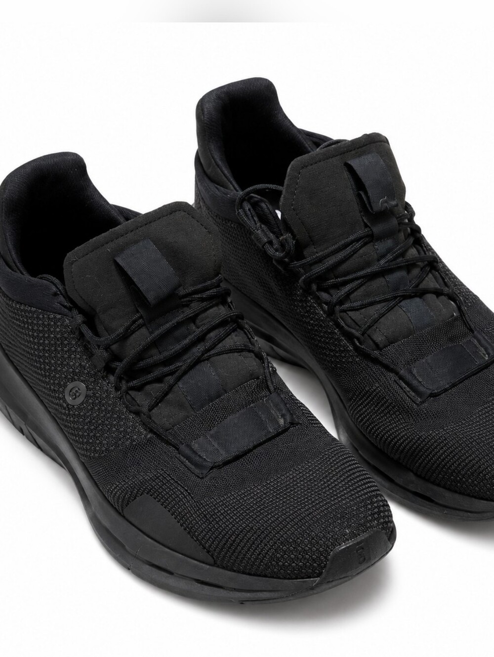 On Running ($240) Cloudnova All Black Athletic Running Sneakers Shoes